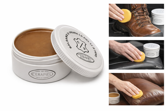 Bálsamo Cerapiel Cera de Abeja para Cuero y Madera 250ml - 100% Natural