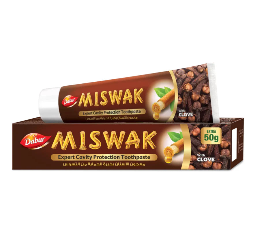 Miswak Zahnpasta mit Nelke - Natürlicher Kariesschutz 170g