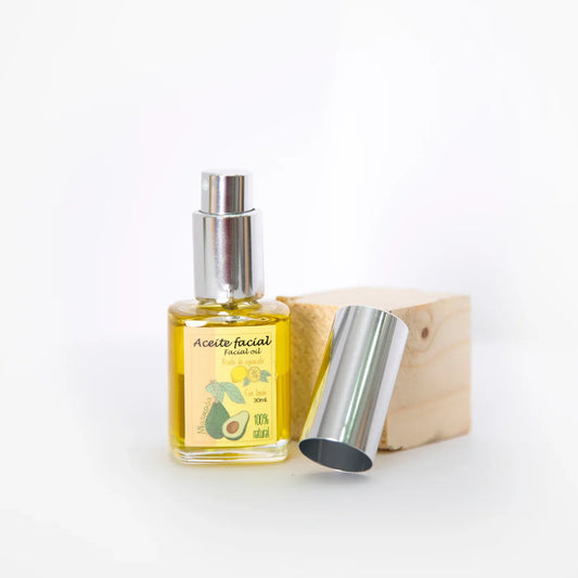 Aceite Facial de Aguacate y Limón – Hidratación y Equilibrio para tu Piel (30ml) - Decoración marroquí artesanal y cosmética natural