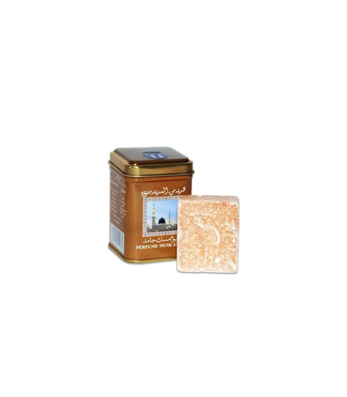 Perfume Sólido Hemani Musk Jamid: Aroma Oriental Unisex con Almizcle - Decoración marroquí artesanal y cosmética natural