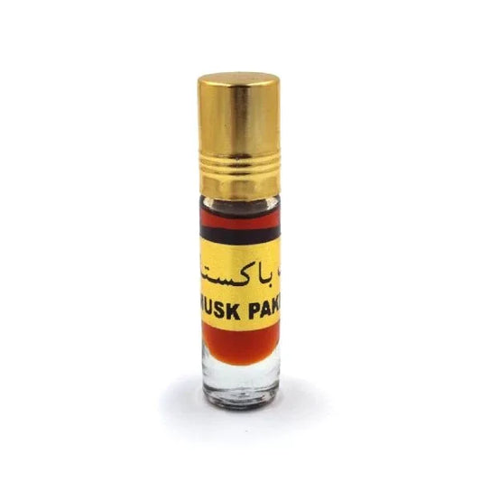 Almizcle Musk Rojo Pakistaní - Perfume en Aceite Concentrado sin Alcohol - 6 ml Roll On - Decoración marroquí artesanal y cosmética natural