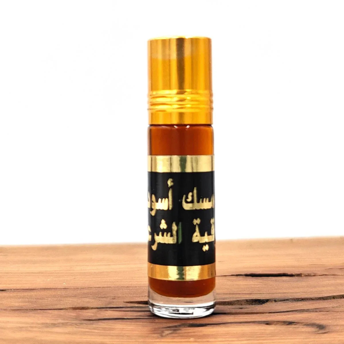 Almizcle Negro Árabe Roqya Sharia 6 ml Perfume sin Alcohol para Purificación y Protección - Decoración marroquí artesanal y cosmética natural