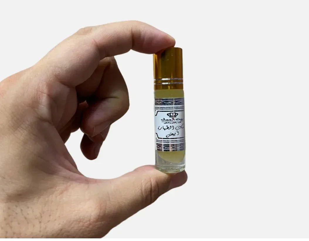 Almizcle Tahara Blanco - Musk Al Tahara 6ml - Aceite de Perfume Árabe sin Alcohol - Decoración marroquí artesanal y cosmética natural