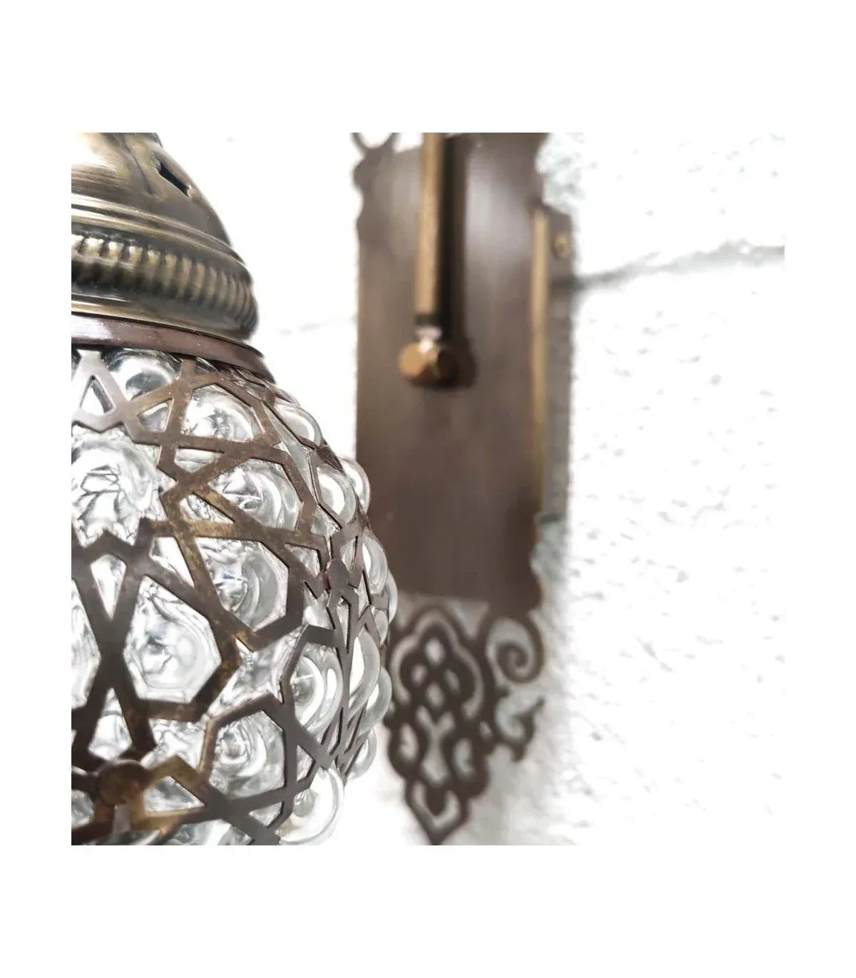 Aplique de Pared Artesanal Turco - Ilumina tu Interior con Estilo Otomano - Decoración marroquí artesanal y cosmética natural