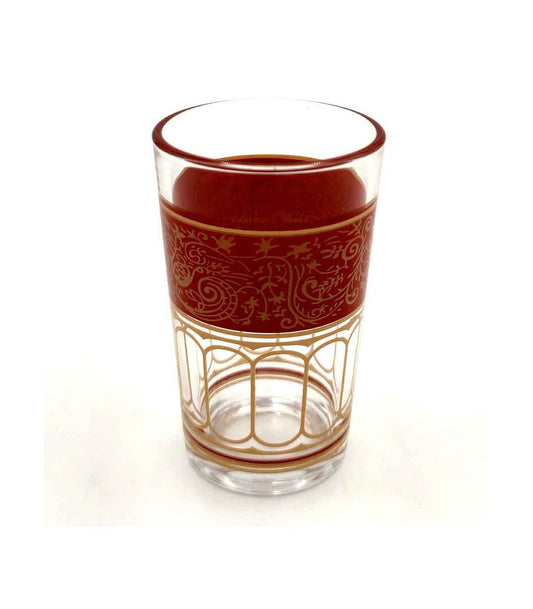 Conjunto de 6 Vasos de Té Marroquí - Artesanía Turquía Modelo Fathein - Decoración Marroquí