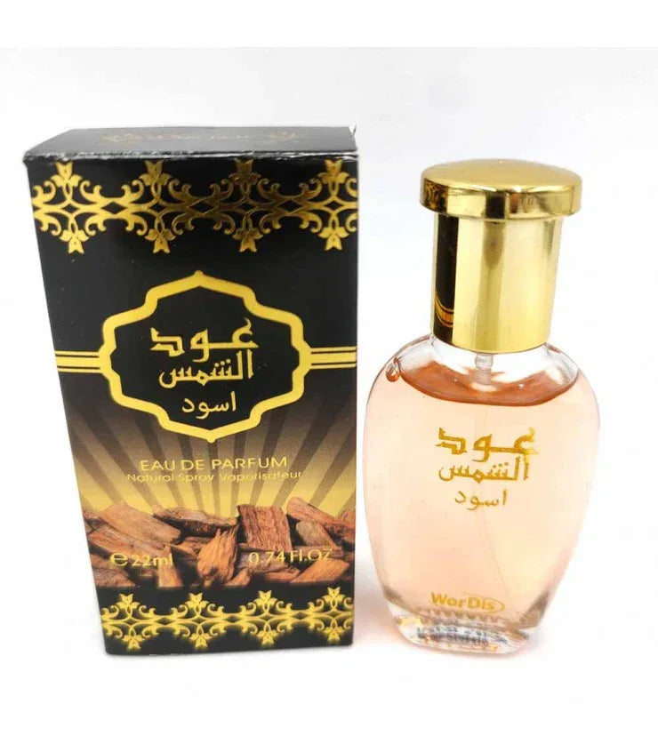 Perfume Oud Al Shams Negro: Fragancia Amaderada con Notas de