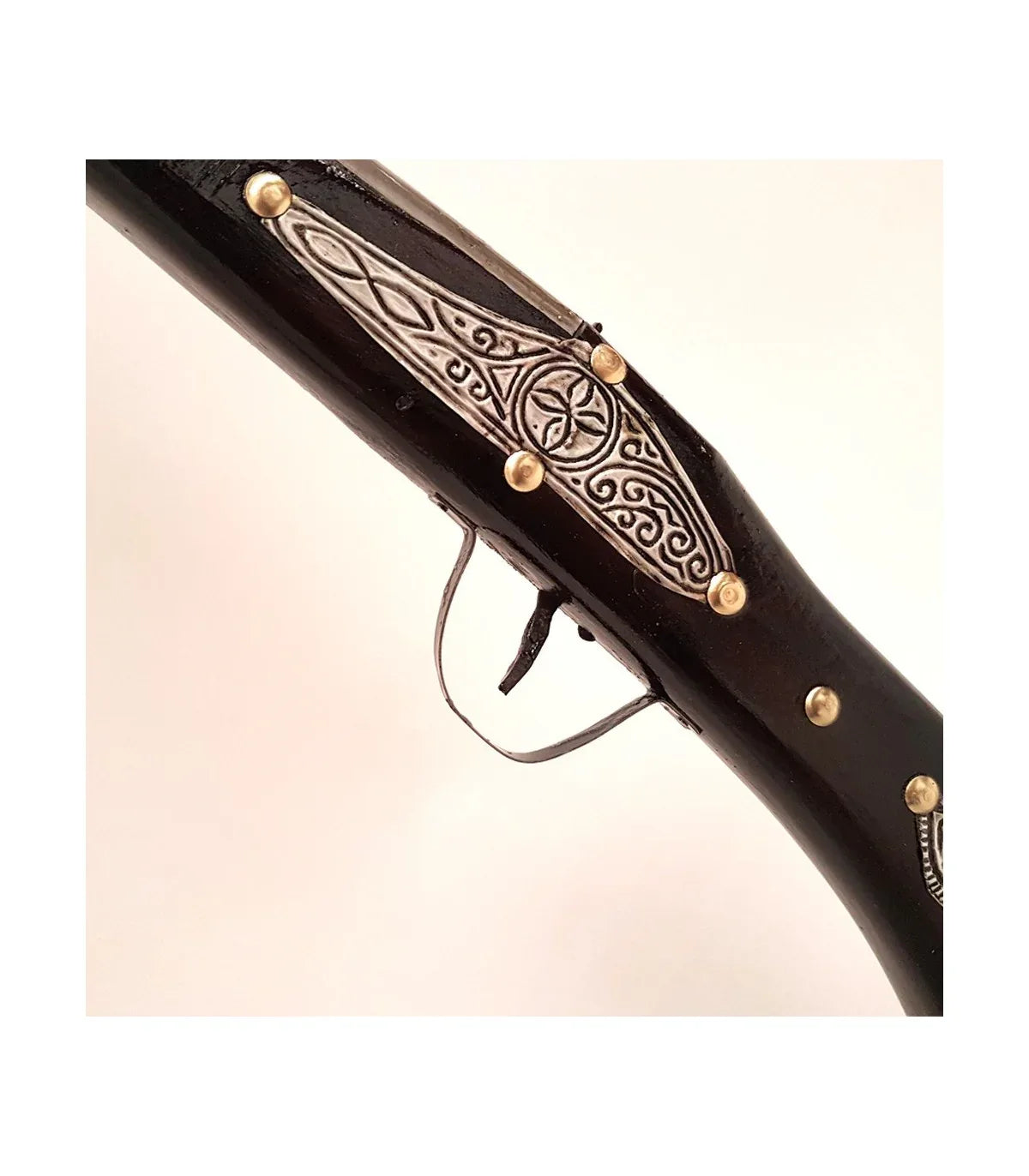 Espingarda Decorativa de Madera para Comparsas - Estilo Marroqu - Decoración marroquí artesanal y cosmética natural