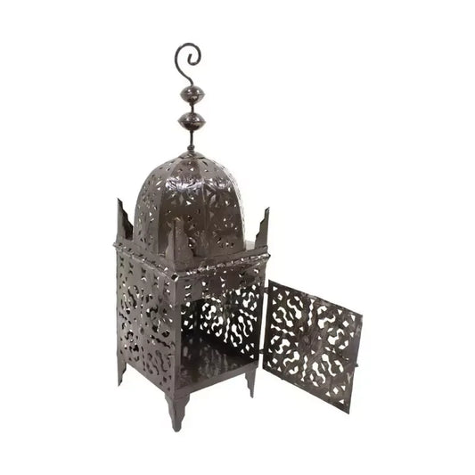 Lámpara Marroquí de Metal Estilo Andalusí para Exterior e Interior - Decoración marroquí artesanal y cosmética natural