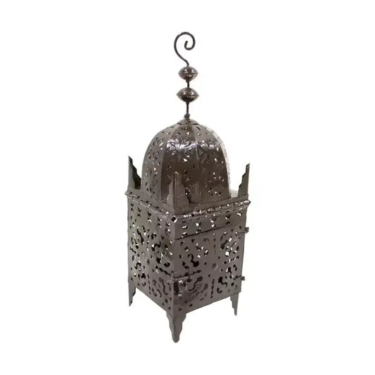 Lámpara Marroquí de Metal Estilo Andalusí para Exterior e Interior - Decoración marroquí artesanal y cosmética natural