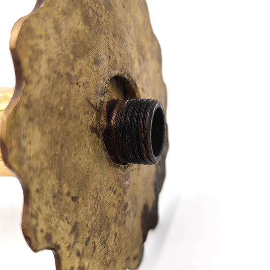 Handcrafted Brass Faucet with Lion Head - Arabic Andalusian Decoration | For Garden Fountains or Bathrooms