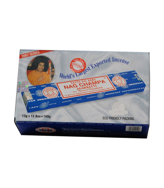 Nag Champa Satya Sai Baba Incense - High Quality Aromatic Sticks - Exquisite and Intoxicating Fragrance