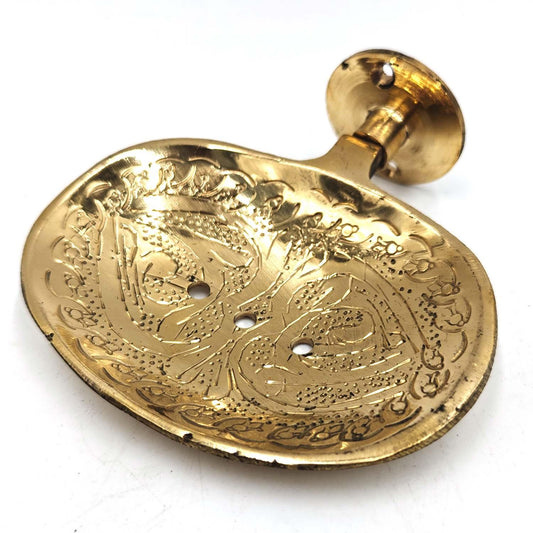 Jabonera Colgante de Latón - Artesanía Marroquí Modelo Marrakech - Decoración marroquí artesanal y cosmética natural
