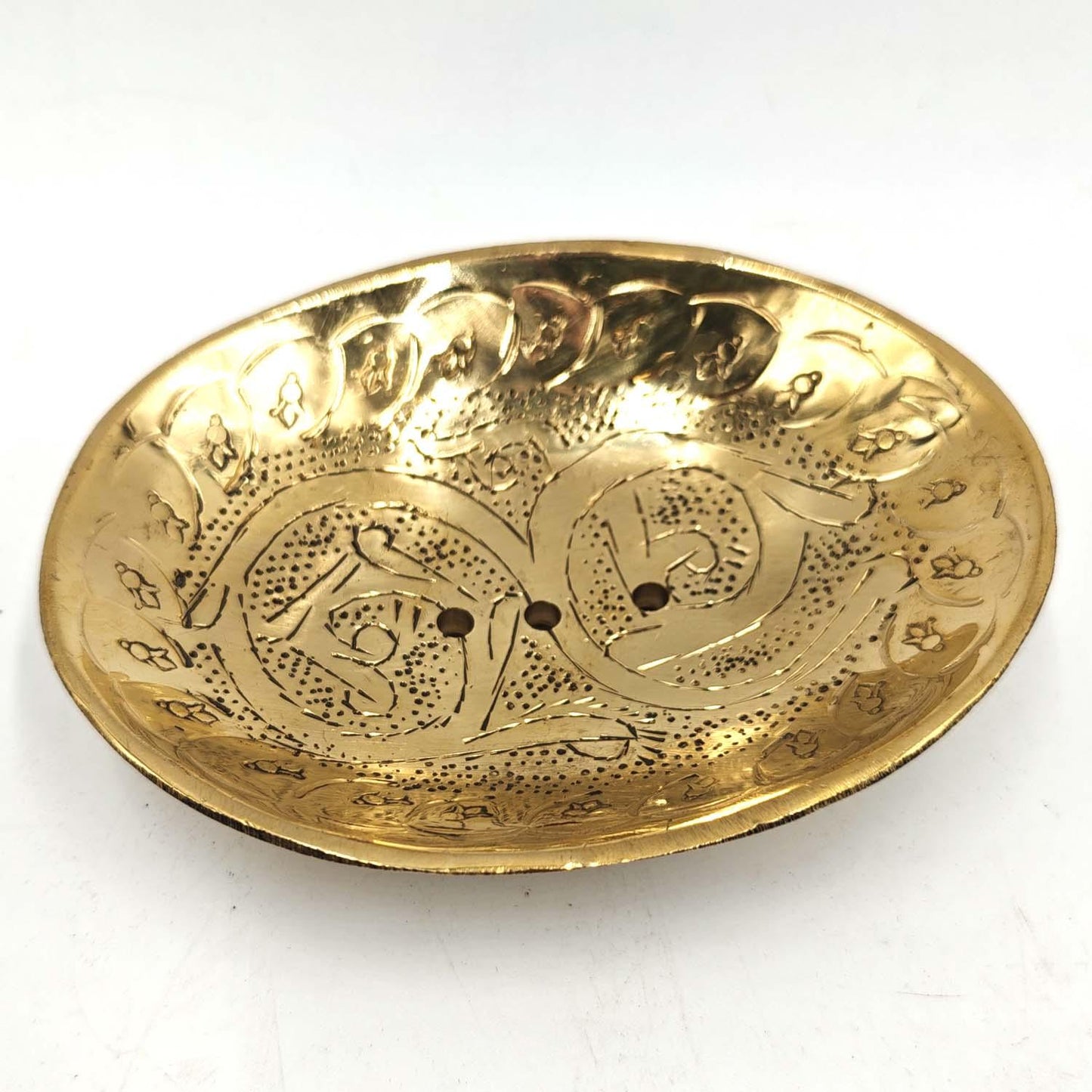 Jabonera de Sobremesa de Latón - Artesanía Marroquí Modelo Marrakech - Decoración marroquí artesanal y cosmética natural