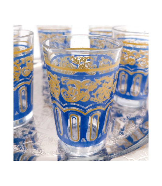 Set of 6 Arabic Tea Glasses – FATH Akram Model