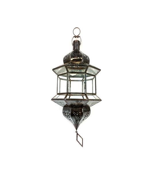 Lampe de Style Marocain Andalou - Verre Transparent - Modèle Fès el-Jdid