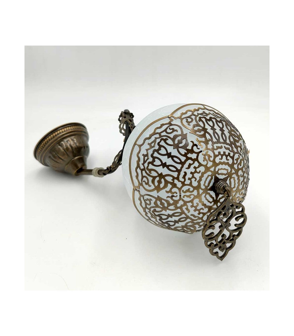 Turkish Hanging Metal and Glass outlet Lamp