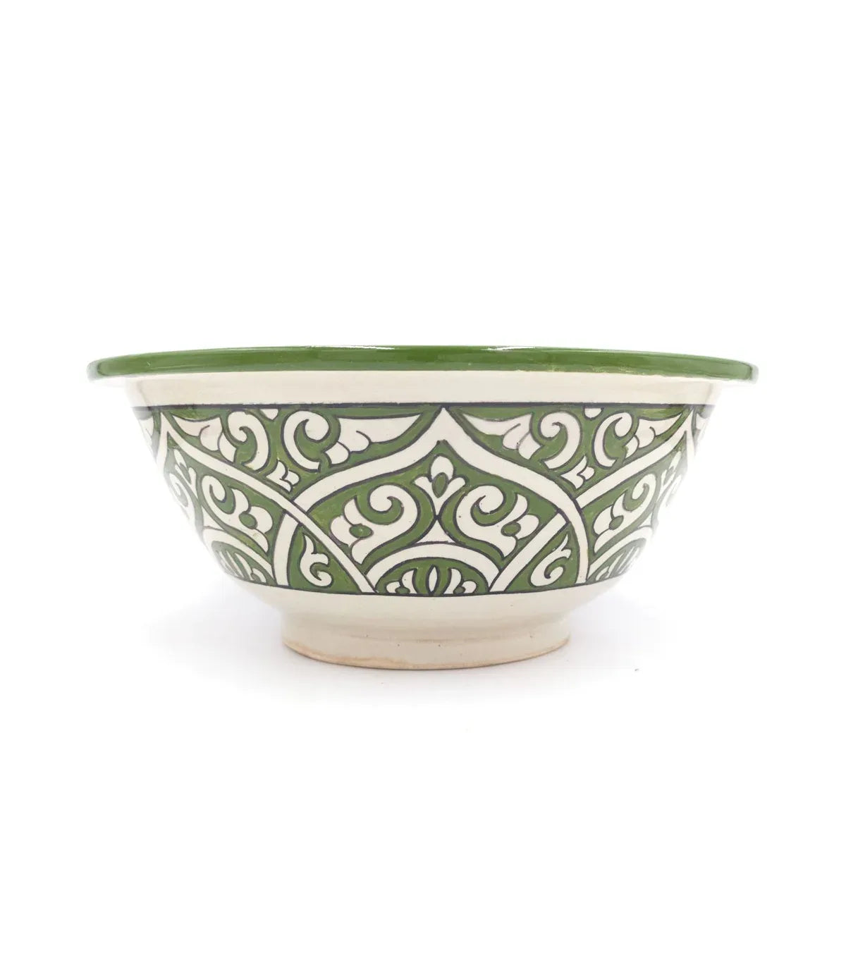 🛁 Lavabo Marroquí de Cerámica Esmaltada | Pintado a Mano | Modelo Zaituna | Inspirado en la Alhambra - Decoración marroquí artesanal y cosmética natural