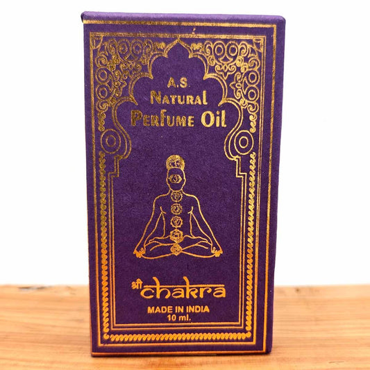 Perfume en Aceite Natural de Ámbar CHAKRA – Roll-On 10ml | Aroma Cálido, Sensual y Sin Alcohol - Decoración marroquí artesanal y cosmética natural