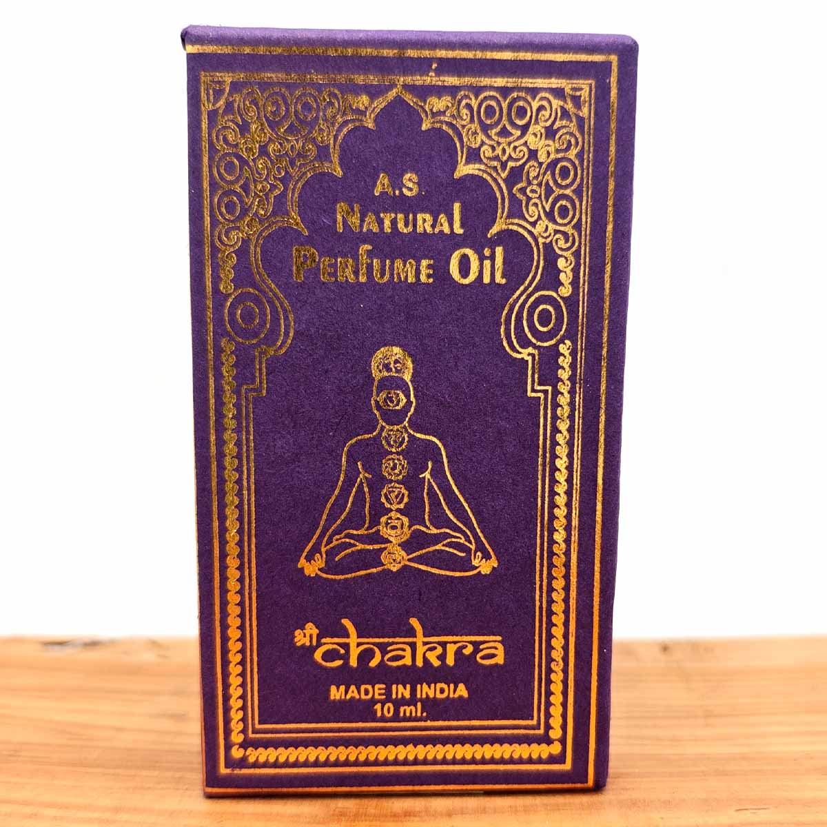 Parfum à l'huile naturelle de jasmin CHAKRA – Roll-On 10 ml | Arôme floral, exotique et sans alcool