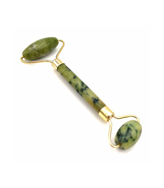 Rodillo Facial de Jade Natural - Masajeador Antiarrugas