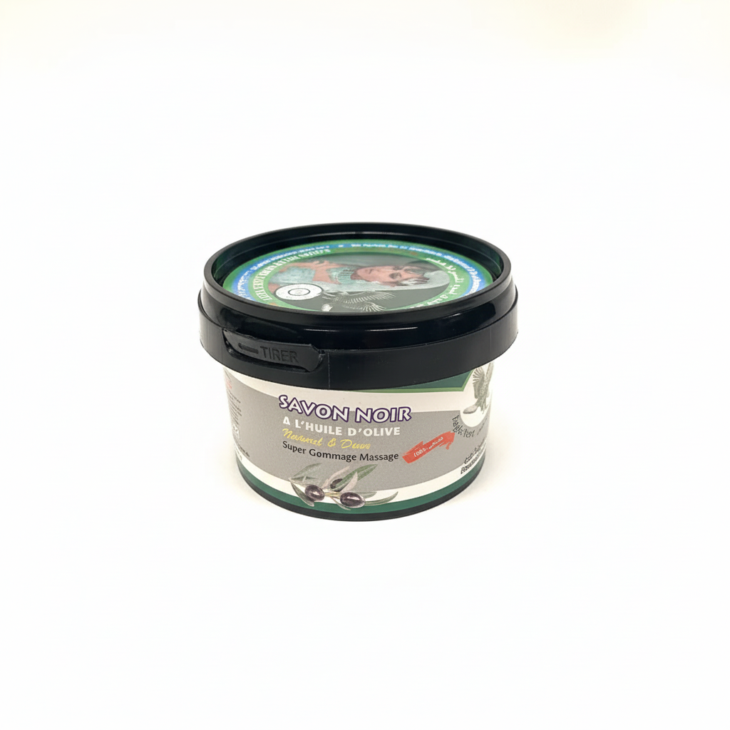 Savon Noir fondo blanco