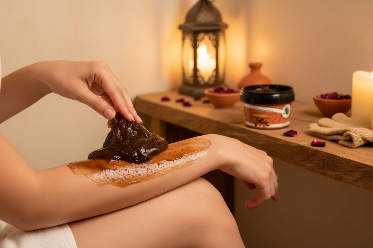 Uso Savon Noir Argán textura real