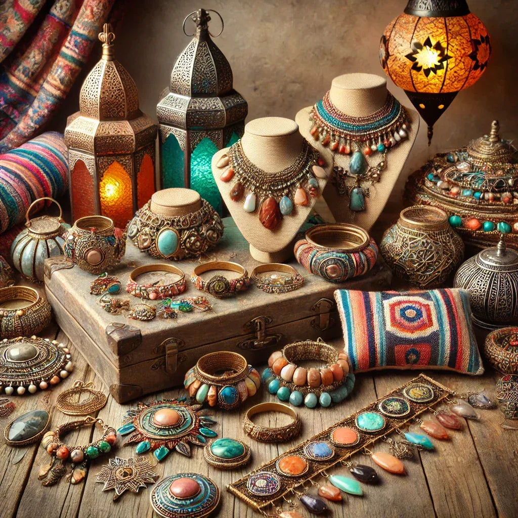 Bisutería Étnica y Bohemia - Exclusividad en DecoracionMarroqui.com - Decoración marroquí artesanal y cosmética natural
