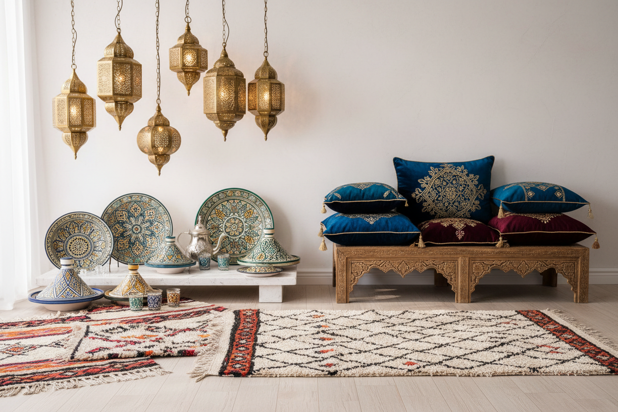 Decoración marroquí artesanal - Decoración marroquí artesanal y cosmética natural