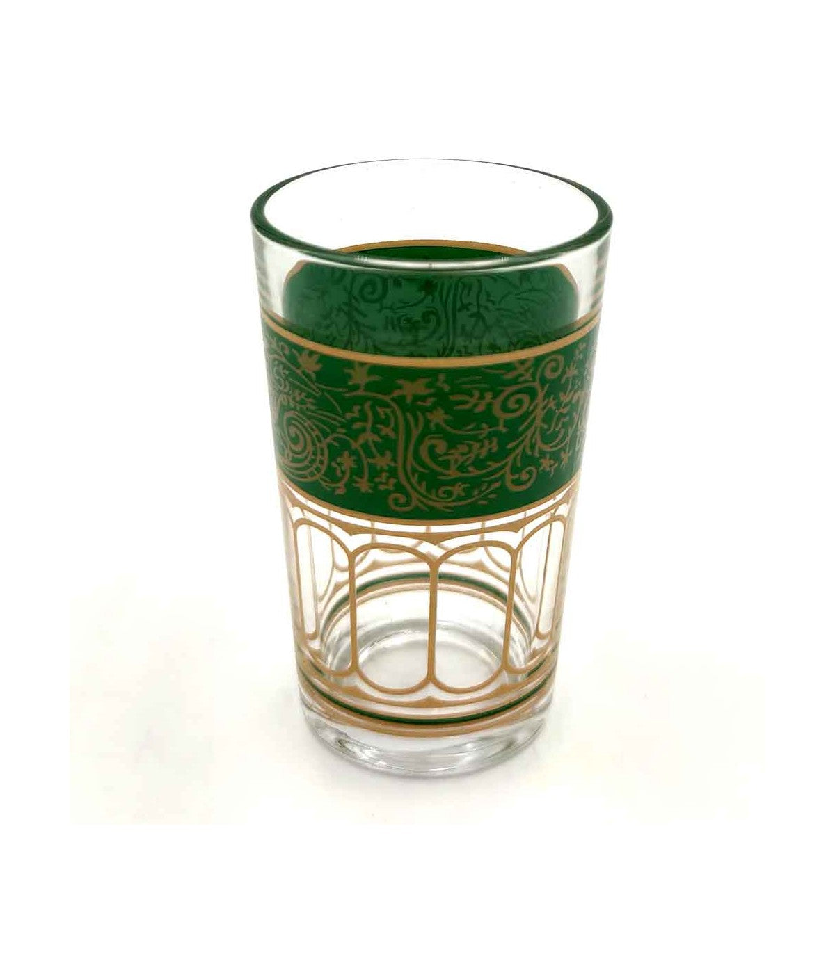 Ensemble de 6 verres à thé marocains - Modèle Fathein de l'artisanat turc