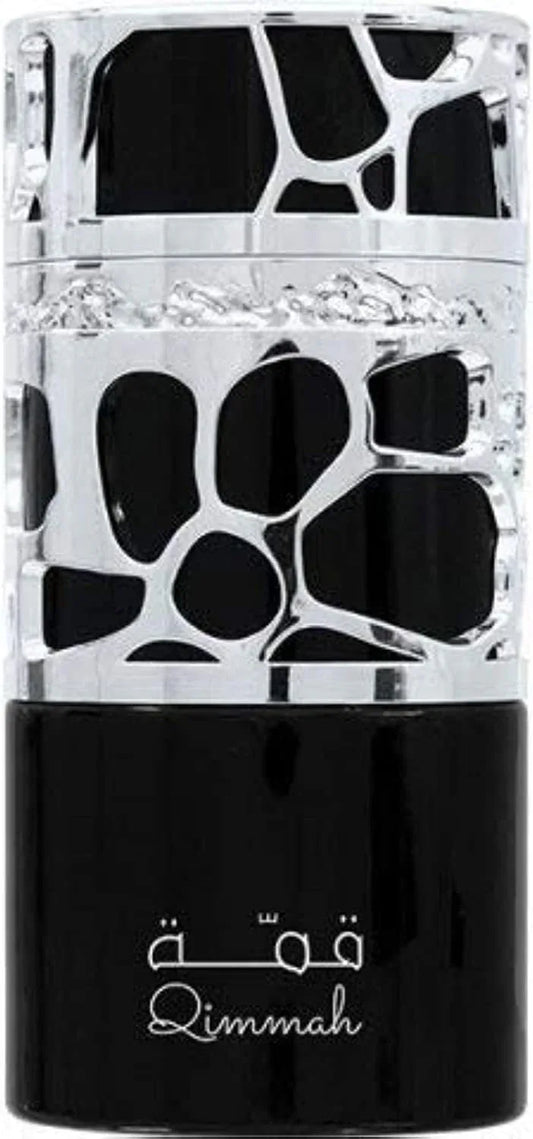 Lattafa Qimmah Eau de Parfum: Fragancia Árabe para Hombres Dinámicos | Oriental, Cítrica, Amaderada 100ml - Decoración marroquí artesanal y cosmética natural