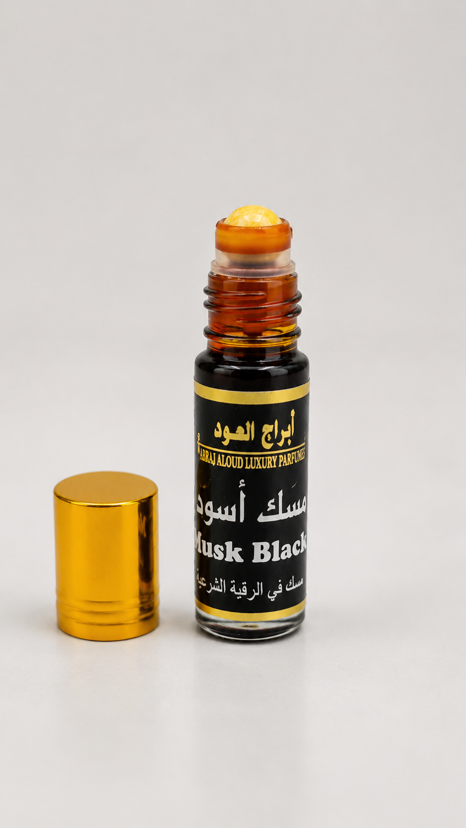 Musk Black Roll-On 6ml - Almizcle Negro Árabe Sin Alcohol | Abraj Al-Oud - Decoración marroquí