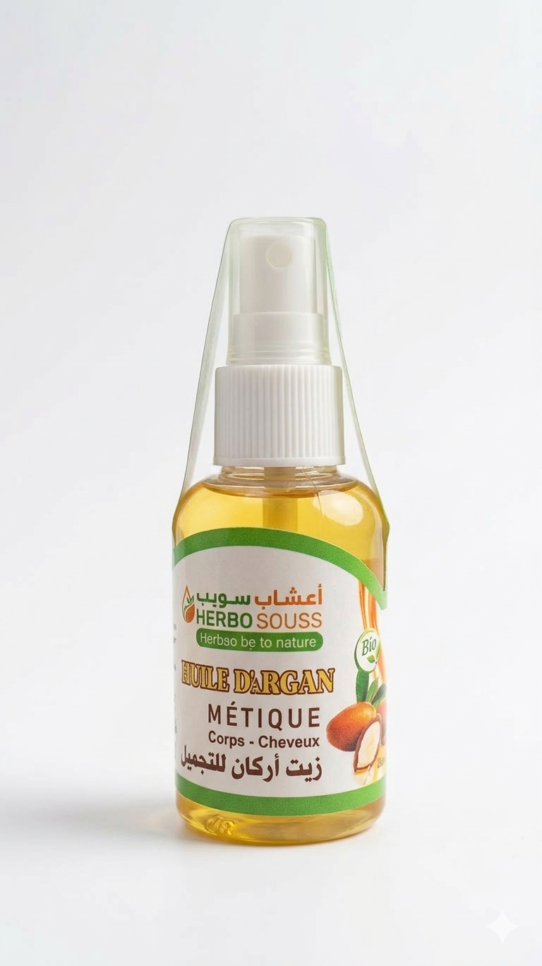 Aceite de Argán Natural BIO Herbo Souss 100% Natural- Marruecos