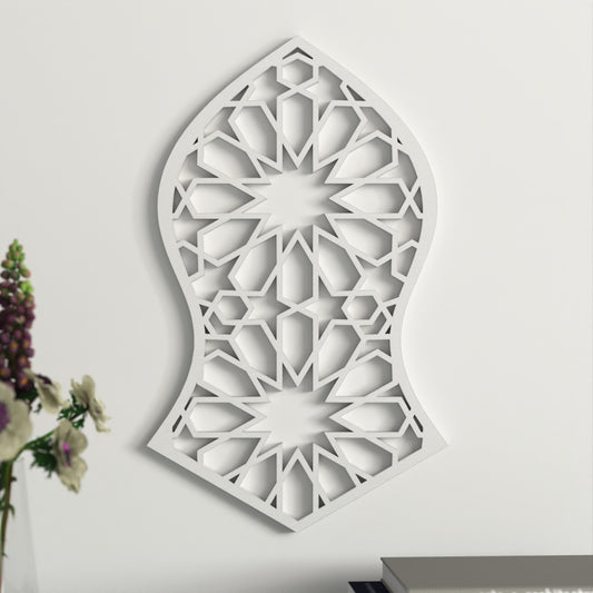 Arabic Decorative Wood Lattice - Andalusian Decoration - Starry Arrow Model