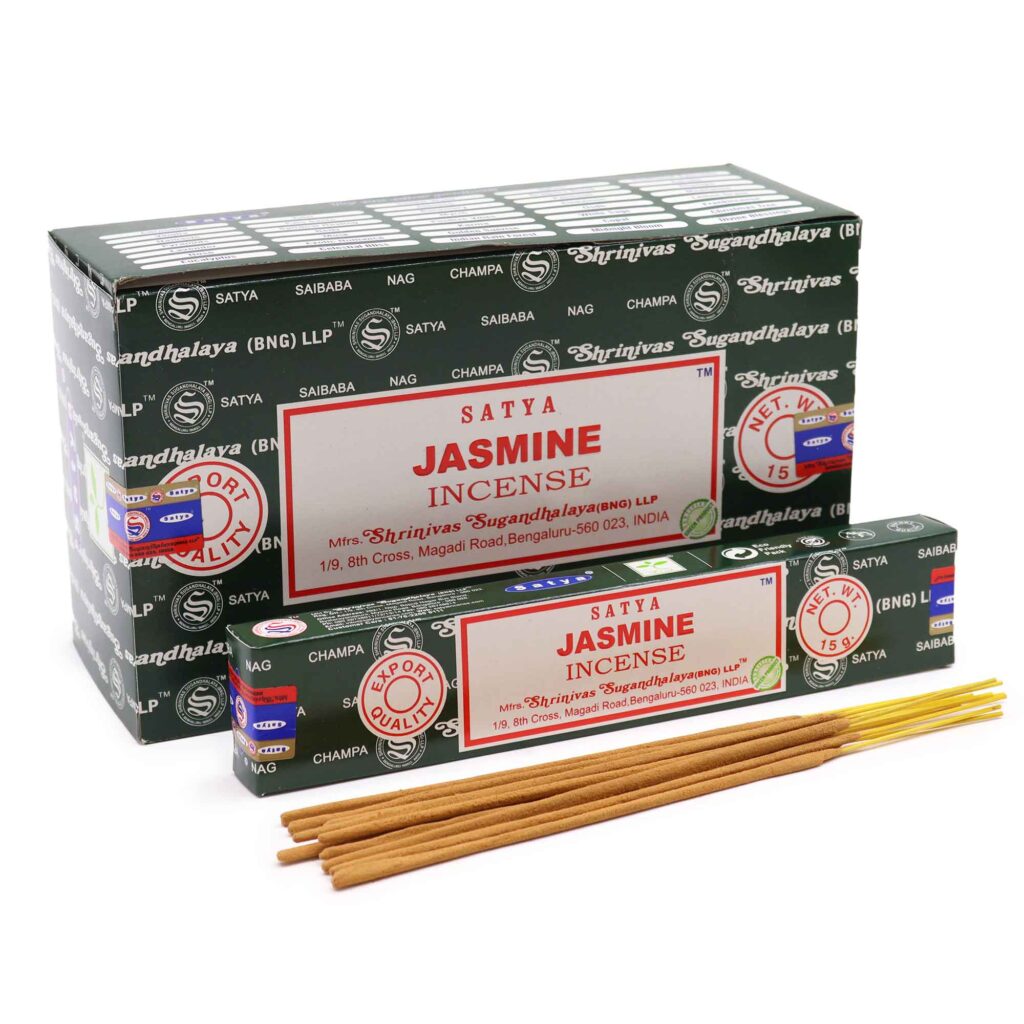 Incienso Satya Jazmín Jasmine en varitas 15gr Nag Champa