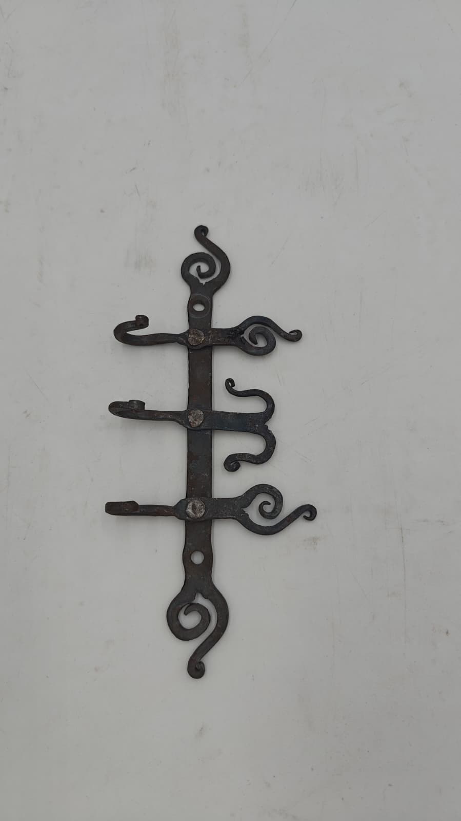 Perchero Pared 6 Ganchos Hierro Forjado Marroquí "Zaragoza"