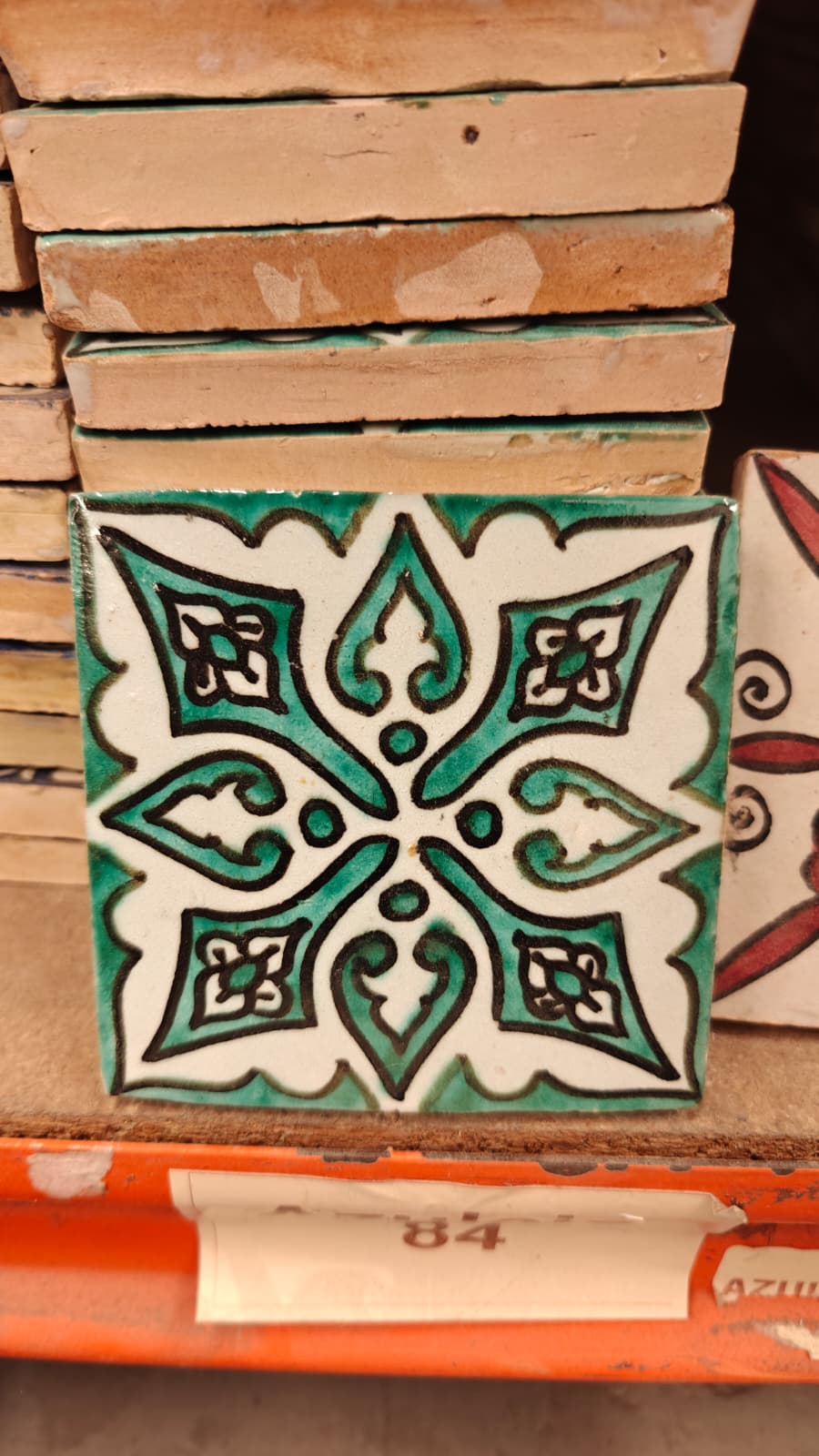 Azulejo Andalusí Surtido – Zellige 10x10 / 15x15 cm – Cerámica Artesanal Marroquí