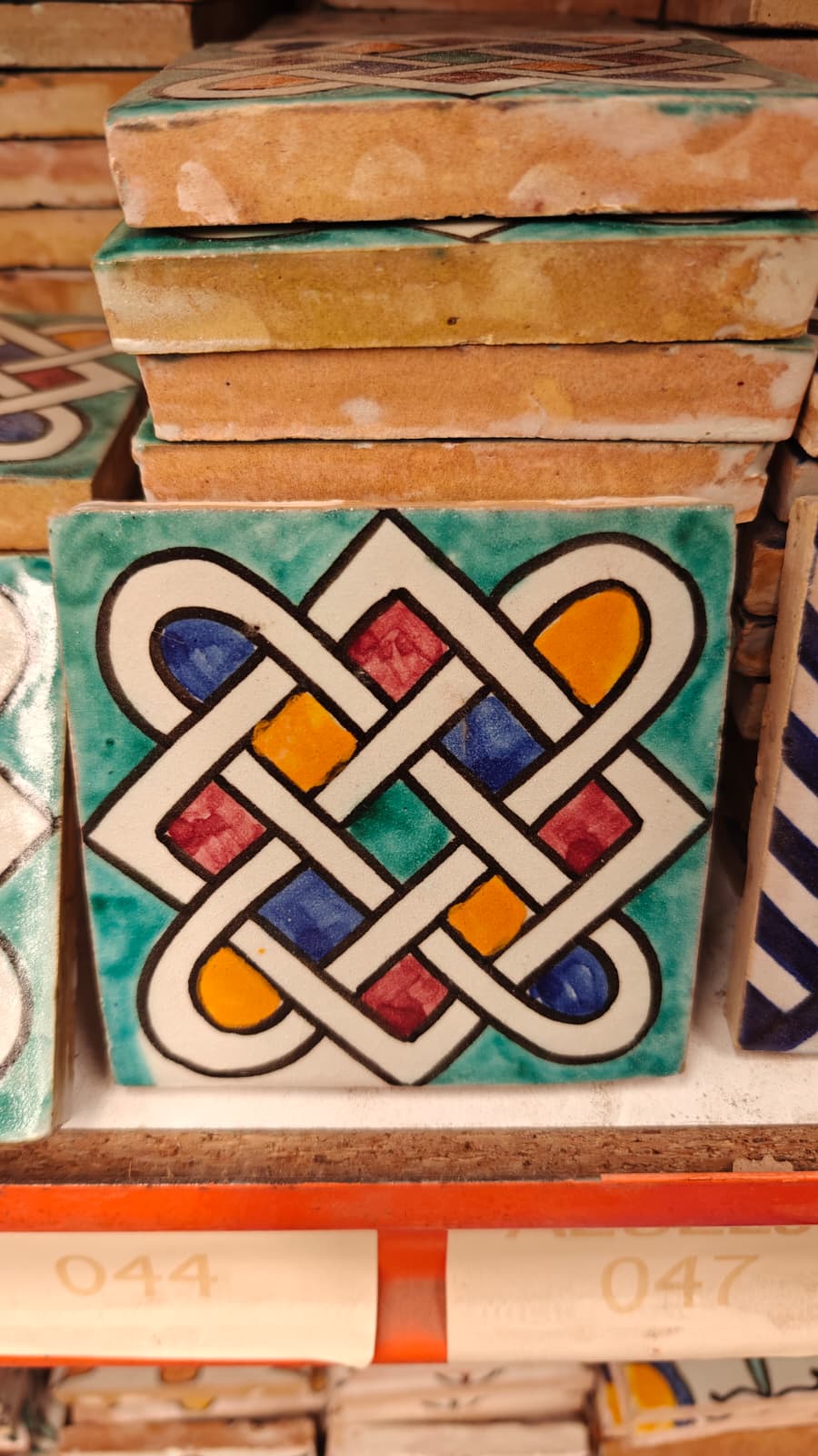 Azulejo Andalusí Surtido – Zellige 10x10 / 15x15 cm – Cerámica Artesanal Marroquí