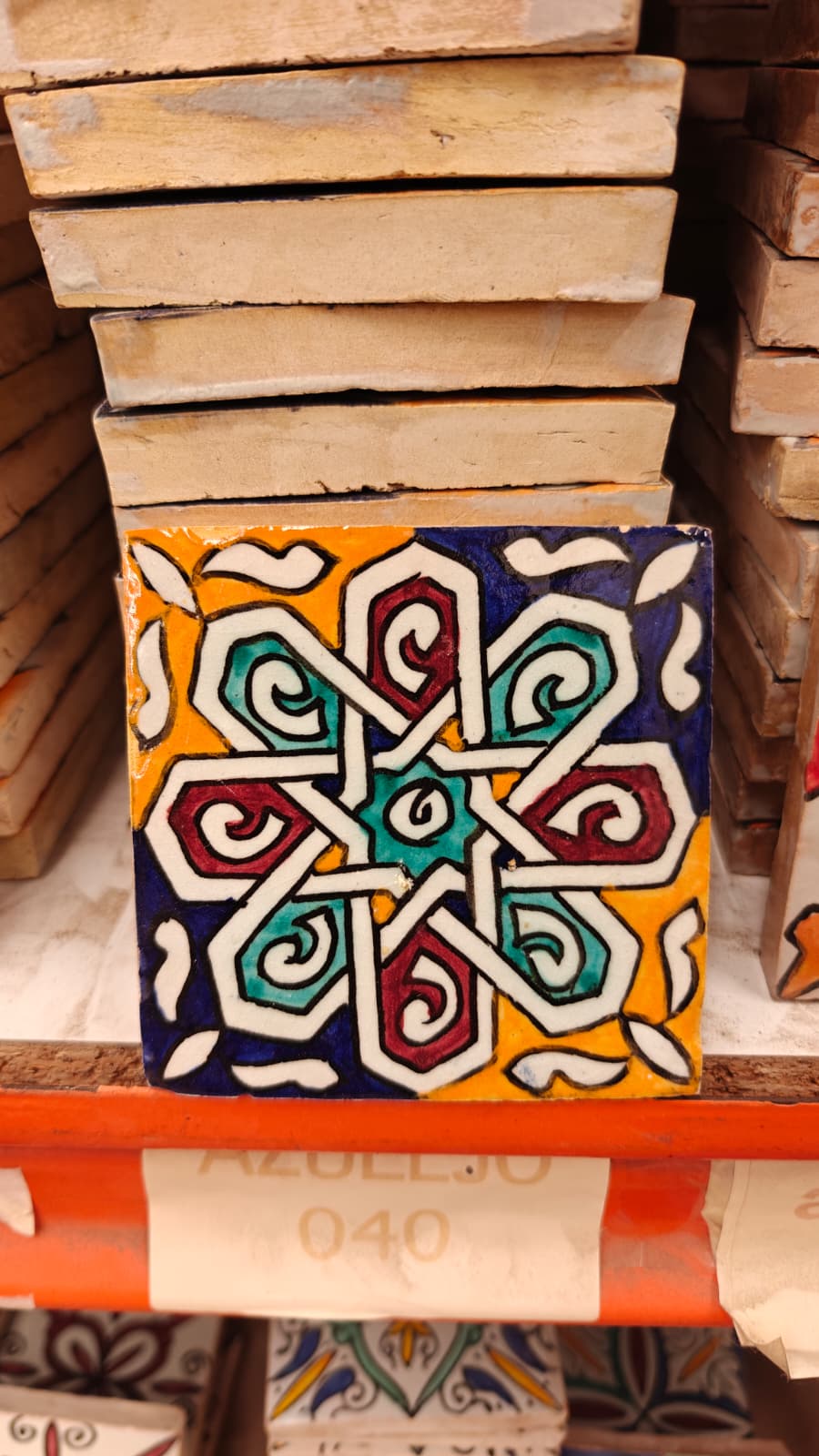 Azulejo Andalusí Surtido – Zellige 10x10 / 15x15 cm – Cerámica Artesanal Marroquí