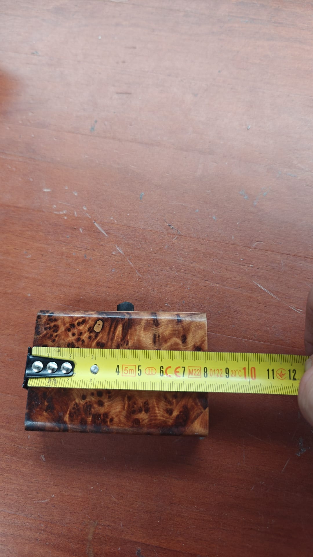 Caja Sorpresa Serpiente en Madera de Raíz de Tuya – Artesanía Marroquí