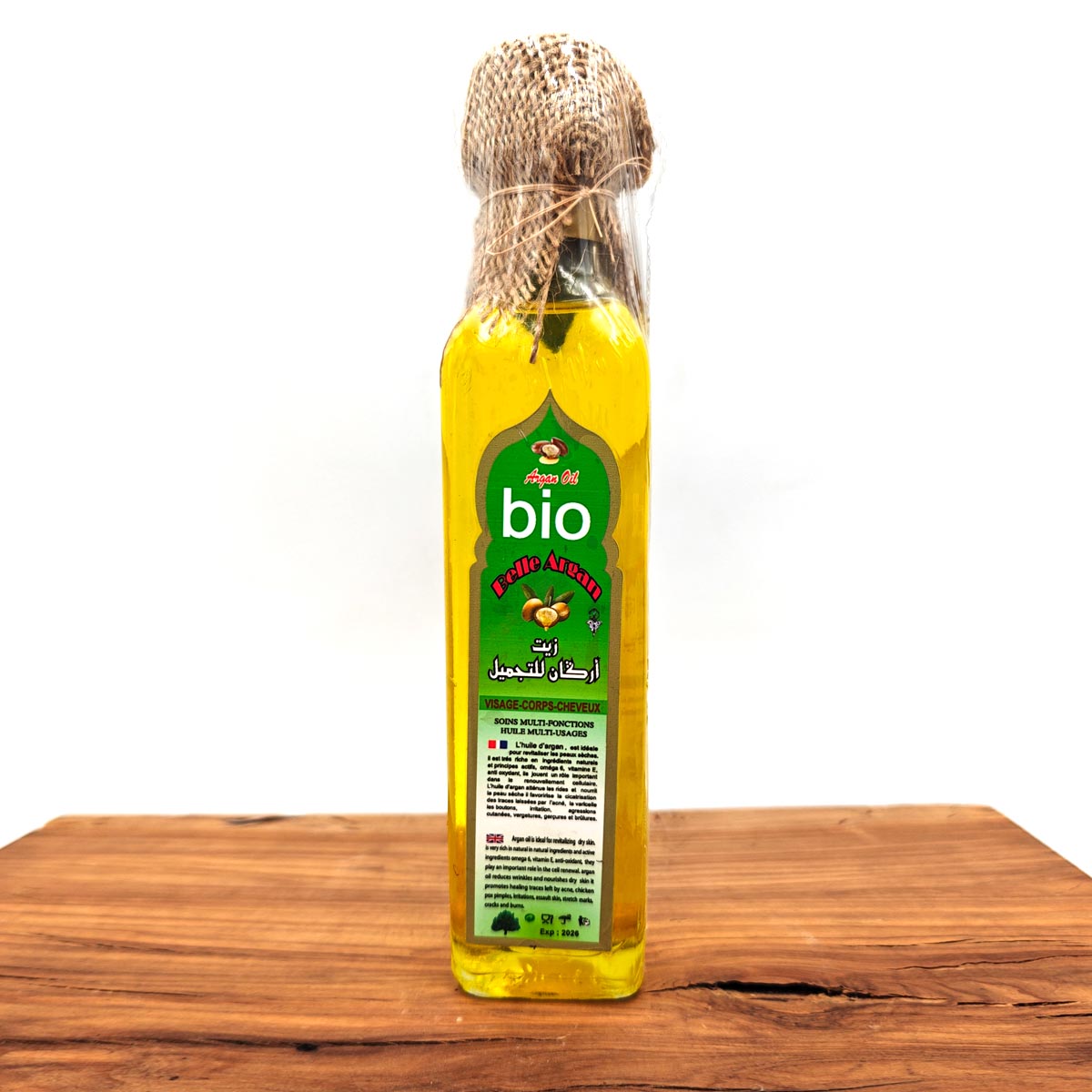 Aceite de Argán Bio 100% Natural - Rejuvenecedor y Nutritivo -Cuidado Completo