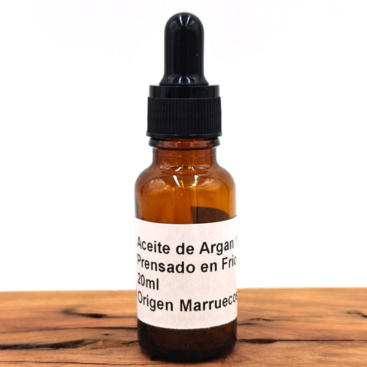 🌿 Aceite de Argán Puro 100% | Prensado en Frío | Origen Marruecos | 20ml | Elixir de Belleza y Cuidado Natural