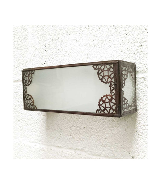 Translucent White Crystal Wall Lamp - Arabic Decoration - Buy Online at the Best Price 