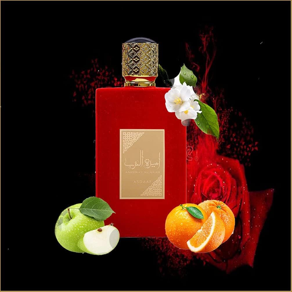 Asdaaf Ameerat Al Arab Eau de Parfum 100ml: Amaderado, Cítrico y Refrescantemente Elegante - Decoración Marroquí