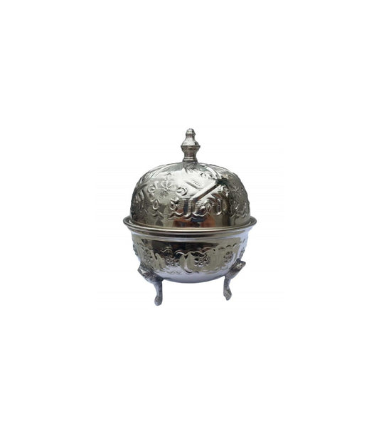 Engraved Alpaca Sugar Bowl - Sukar Model: Sweetness and Art in Your Tea Set
