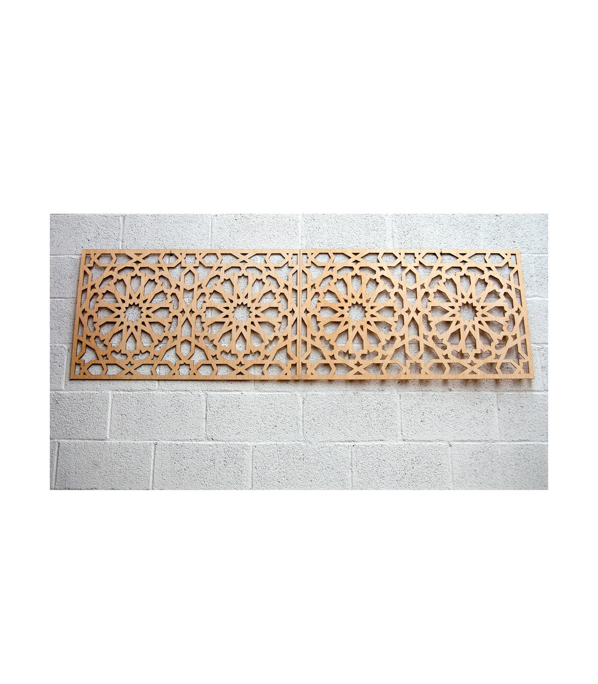 Cabecero de Cama Celosía de Madera Alhambra - Elegancia y Arte Andalusí