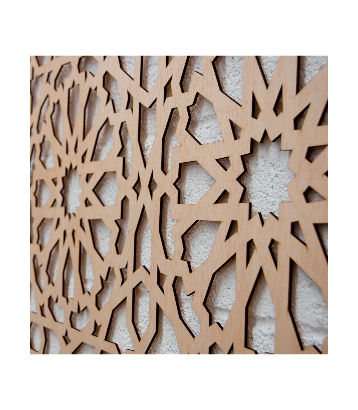 Cabecero de Cama Celosía de Madera Alhambra - Elegancia y Arte Andalusí