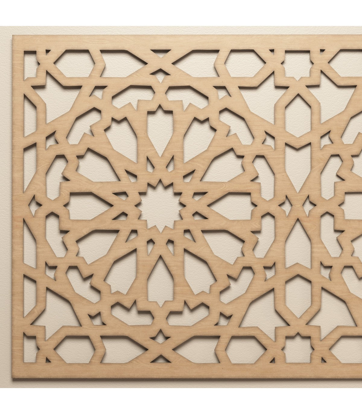 Cabecero de Cama Celosía de Madera Alhambra - Elegancia y Arte Andalusí