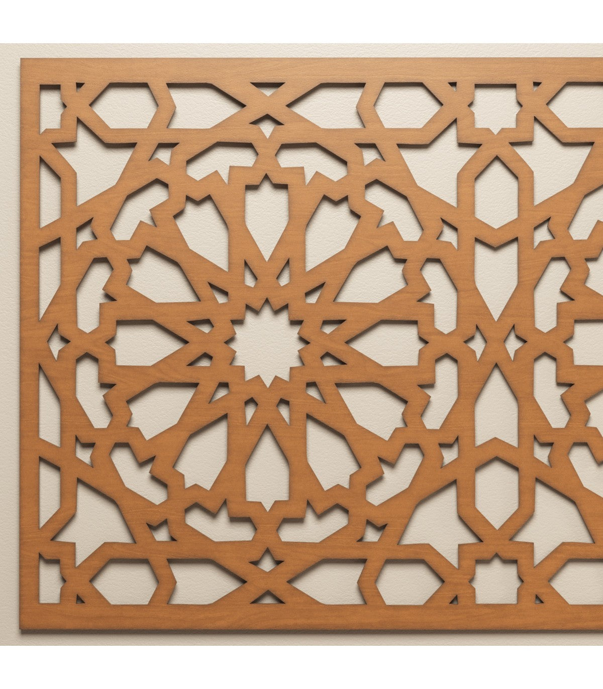 Alhambra Wooden Lattice Bed Headboard - Andalusian Elegance and Art