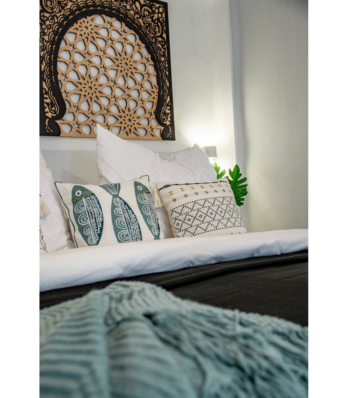 Cabecero de Cama Estilo Árabe - Modelo Bab Mekness | Decoración Andalusí Inspirada en La Alhambra