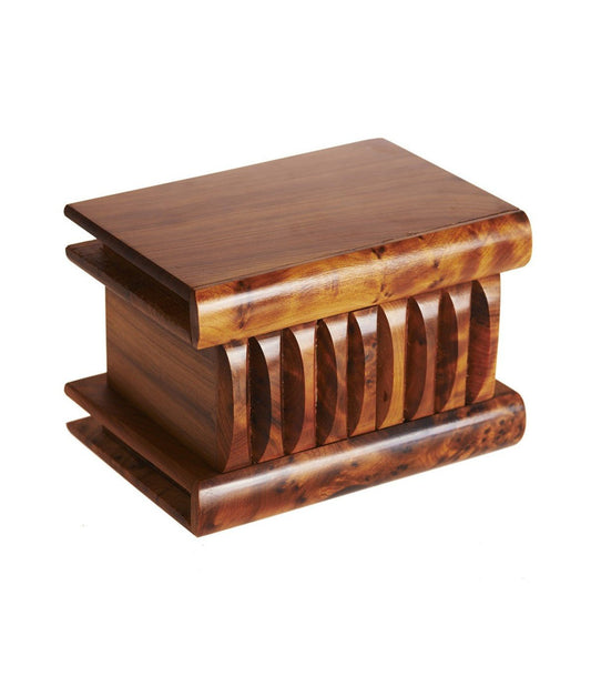 Caja Mágica de Madera de Tuya - Juego de Ingenio y Diversión Artesanal - Decoración Marroquí